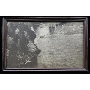 Antique Wilderness Photograph Fairchild Aerial Survey Grand Mere Quebec Canada